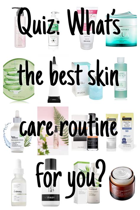 build my skincare routine quiz.